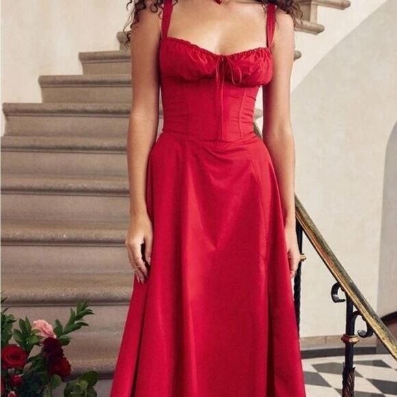 Summer dress, Red ,so pretty 😍 ✨️ 💕 - Picture 1 of 11